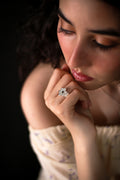 ANILLO DE PLATA CON FLOR