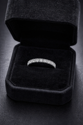 ANILLO DE PLATA Y CIRCONITAS