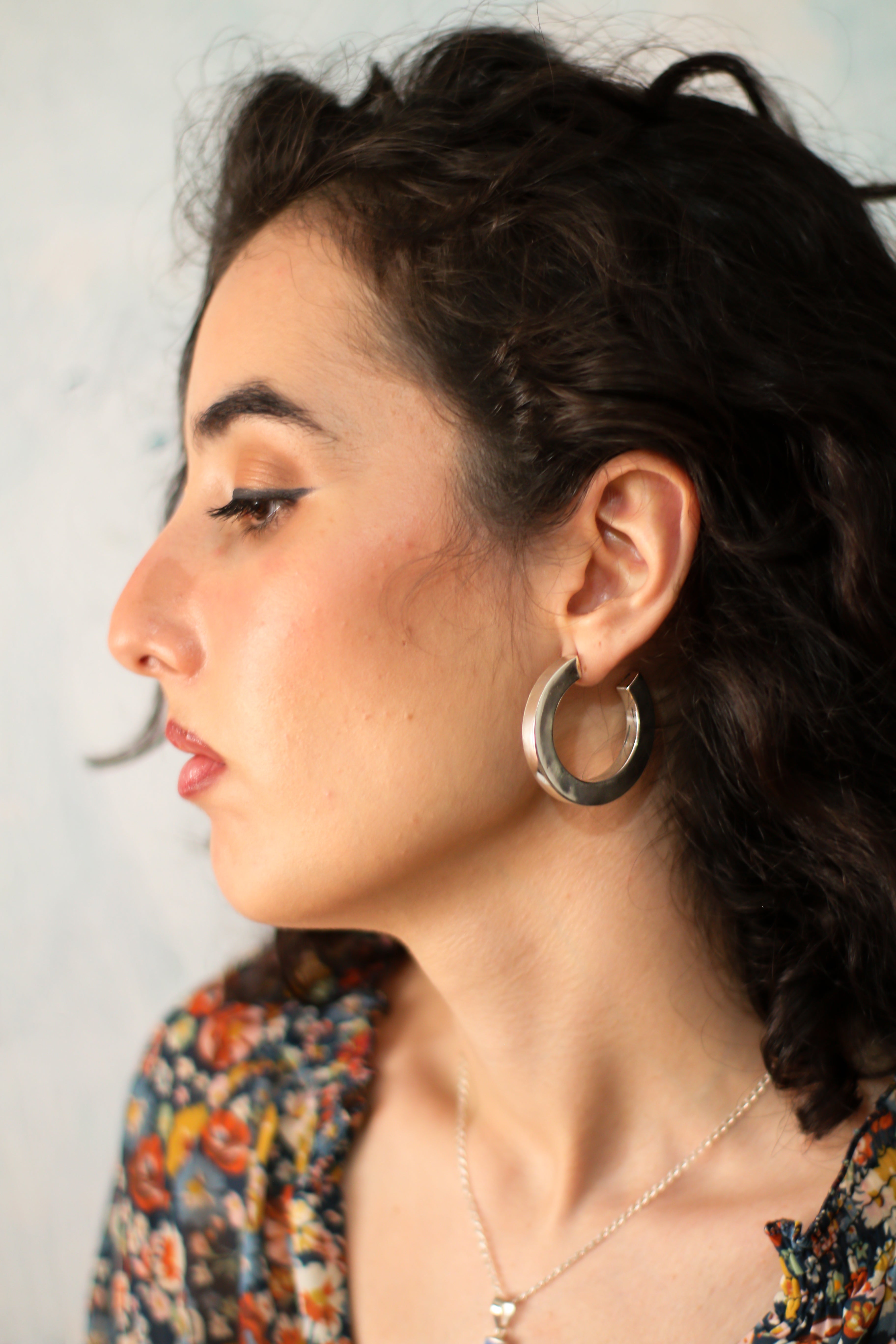 PENDIENTES DE ARO CUADRADOS